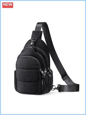 RFID Anti-Theft Crossbody Sling Bag Water-Resistant Travel Purse